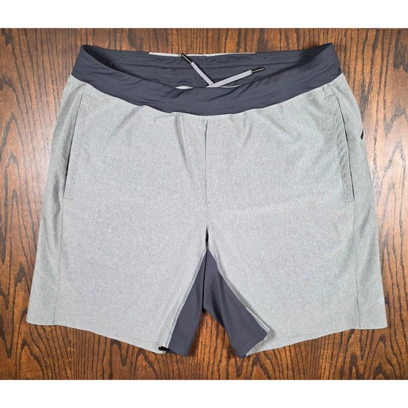 lululemon athletica Other - Lululemon T.H.E. Shorts Mens XL Gray Black Linerless 9 Inseam Training Gym